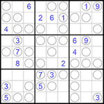 Судоку “Чет-нечет” 9х9 #152 легкий