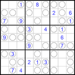 Судоку “Чет-нечет” 9х9 #155 легкий