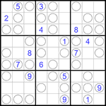 Судоку “Чет-нечет” 9х9 #126 средний