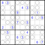 Судоку “Чет-нечет” 9х9 #128 средний