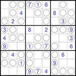 Судоку “Чет-нечет” 9х9 #129 средний