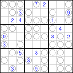 Судоку “Чет-нечет” 9х9 #132 средний