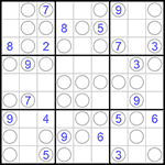 Судоку “Чет-нечет” 9х9 #135 средний