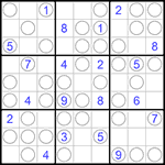 Судоку “Чет-нечет” 9х9 #136 средний