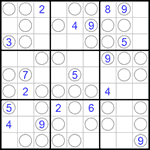 Судоку “Чет-нечет” 9х9 #138 средний