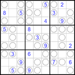 Судоку “Чет-нечет” 9х9 #142 средний