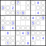 Судоку “Чет-нечет” 9х9 #144 средний