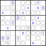 Судоку “Чет-нечет” 9х9 #145 средний