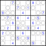 Судоку “Чет-нечет” 9х9 #151 средний