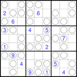 Судоку “Чет-нечет” 9х9 #154 средний