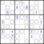 Судоку “Чет-нечет” 9х9 #121 трудный