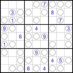 Судоку “Чет-нечет” 9х9 #123 трудный