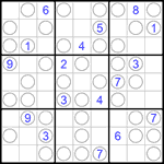 Судоку “Чет-нечет” 9х9 #124 трудный