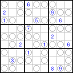 Судоку “Чет-нечет” 9х9 #129 трудный