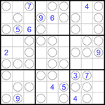 Судоку “Чет-нечет” 9х9 #132 трудный