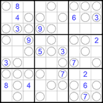 Судоку “Чет-нечет” 9х9 #133 трудный