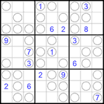 Судоку “Чет-нечет” 9х9 #135 трудный