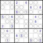 Судоку “Чет-нечет” 9х9 #143 трудный