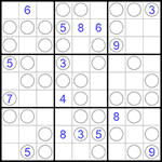 Судоку “Чет-нечет” 9х9 #145 трудный