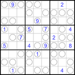 Судоку “Чет-нечет” 9х9 #147 трудный