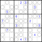 Судоку “Чет-нечет” 9х9 #150 трудный