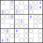 Судоку “Чет-нечет” 9х9 #120 очень трудный