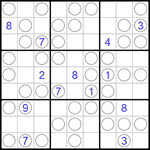 Судоку “Чет-нечет” 9х9 #123 очень трудный