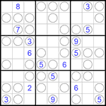 Судоку “Чет-нечет” 9х9 #126 очень трудный