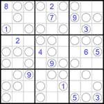 Судоку “Чет-нечет” 9х9 #133 очень трудный