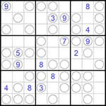 Судоку “Чет-нечет” 9х9 #137 очень трудный