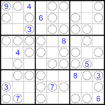 Судоку “Чет-нечет” 9х9 #139 очень трудный