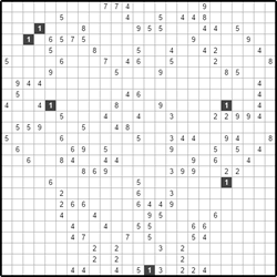 Филиппинский кроссворд #362 “Череп”