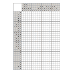 Японский кроссворд #494 “Цветочек”