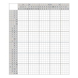 Японский кроссворд #480 “Шпилька”