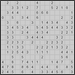 Японская мозаика #501 “Снеговик”