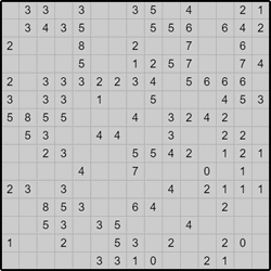 Японская мозаика #546 “Снеговик”