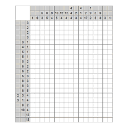 Японский кроссворд #521 “Шлюп”