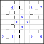 “Соседи” 9х9 #153 очень трудный