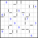 “Соседи” 9х9 #158 очень трудный