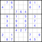 Судоку 9х9 #882 легкий