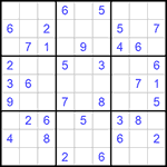 Судоку 9х9 #884 легкий