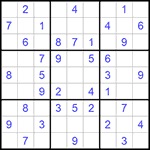 Судоку 9х9 #885 легкий
