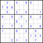 Судоку 9х9 #887 легкий