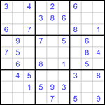 Судоку 9х9 #896 легкий