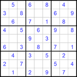 Судоку 9х9 #901 легкий