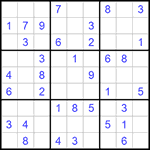 Судоку 9х9 #906 легкий