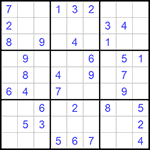 Судоку 9х9 #908 легкий