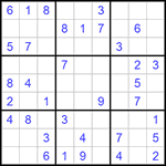Судоку 9х9 #909 легкий