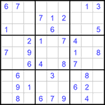 Судоку 9х9 #912 легкий