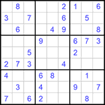 Судоку 9х9 #913 легкий